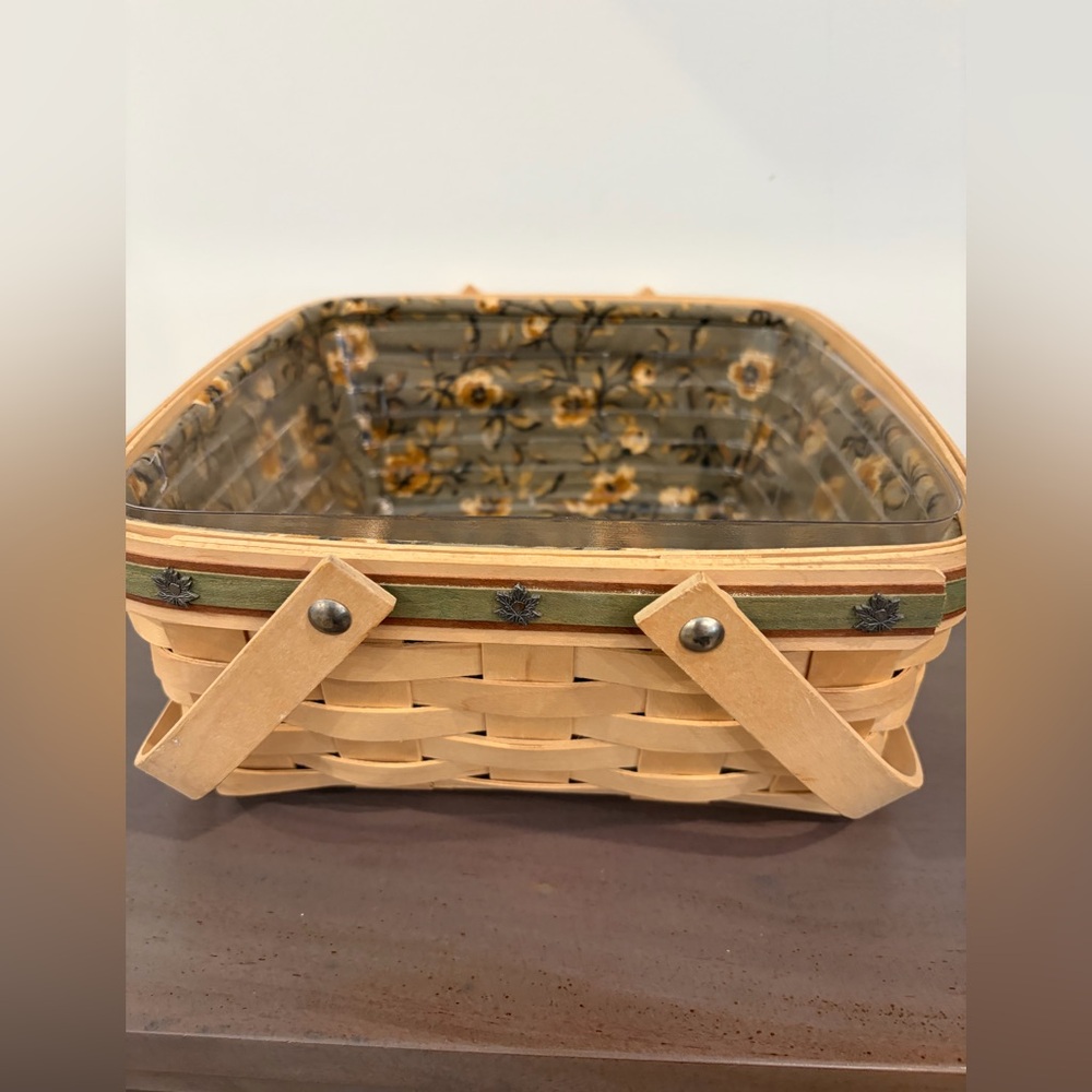 Longaberger Bountiful Harvest‎ Basket Handmade in Ohio signed by Judy and Jerry